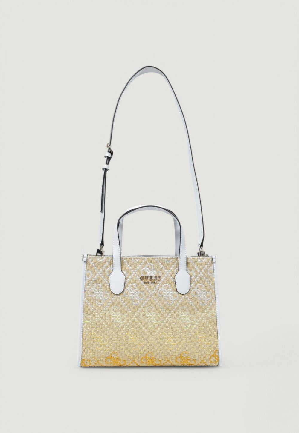 Borsa Guess SILVANA 2 COMP TOTE Bianco - Foto 1