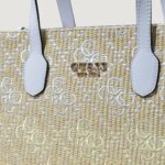 Borsa Guess SILVANA 2 COMP TOTE Bianco - Foto 3