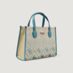 Borsa Guess SILVANA 2 COMP TOTE Tiffany - Foto 4