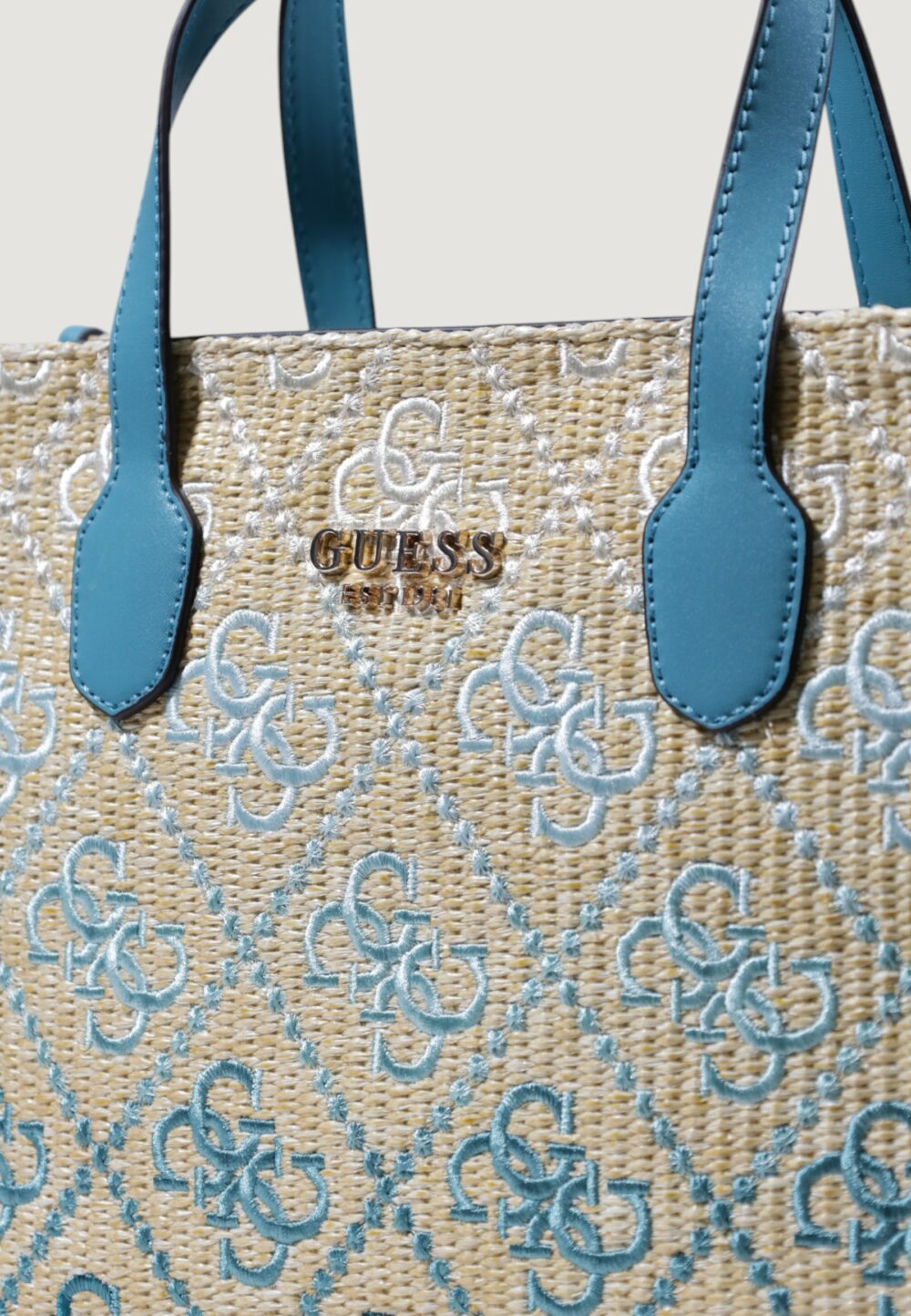 Borsa Guess SILVANA 2 COMP TOTE Tiffany - Foto 3