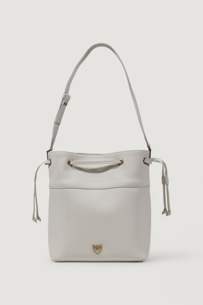 Borsa Pinko SECCHIELLO CLASSIC PELLE BOTTA Bianco