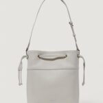 Borsa Pinko SECCHIELLO CLASSIC PELLE BOTTA Bianco - Foto 4