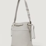 Borsa Pinko SECCHIELLO CLASSIC PELLE BOTTA Bianco - Foto 5