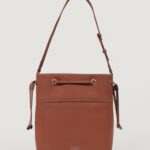 Borsa Pinko SECCHIELLO CLASSIC PELLE BOTTA Mattone - Foto 4