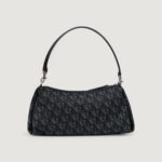 Borsa Calvin Klein DROP MONOGRAM LG SHOULDER Nero - Foto 4