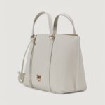 Borsa Pinko CARRIE SHOPPER CLASSIC PELLE Bianco - Foto 4