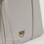 Borsa Pinko CARRIE SHOPPER CLASSIC PELLE Bianco - Foto 3