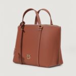 Borsa Pinko CARRIE SHOPPER CLASSIC PELLE Mattone - Foto 4