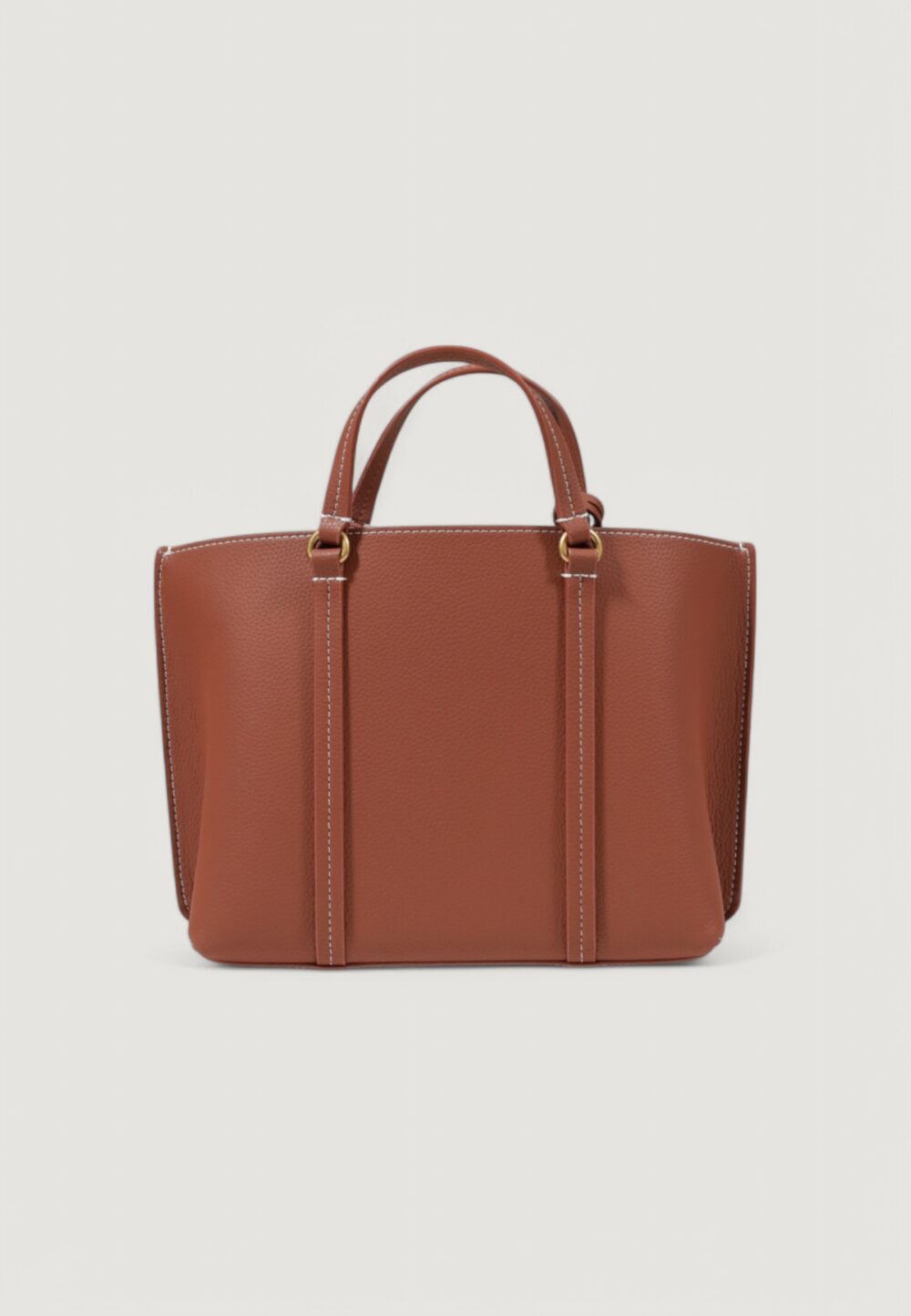 Borsa Pinko CARRIE SHOPPER CLASSIC PELLE Mattone - Foto 5