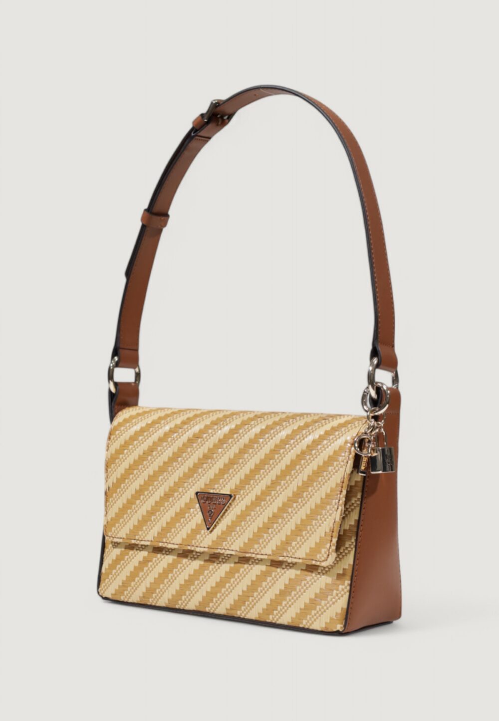 Borsa Guess EMELDA CROSSBODY Beige scuro - Foto 2