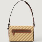 Borsa Guess EMELDA CROSSBODY Beige scuro - Foto 4