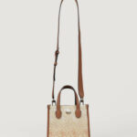 Borsa Guess SILVANA MINI 2 COMP TOTE Beige scuro - Foto 1