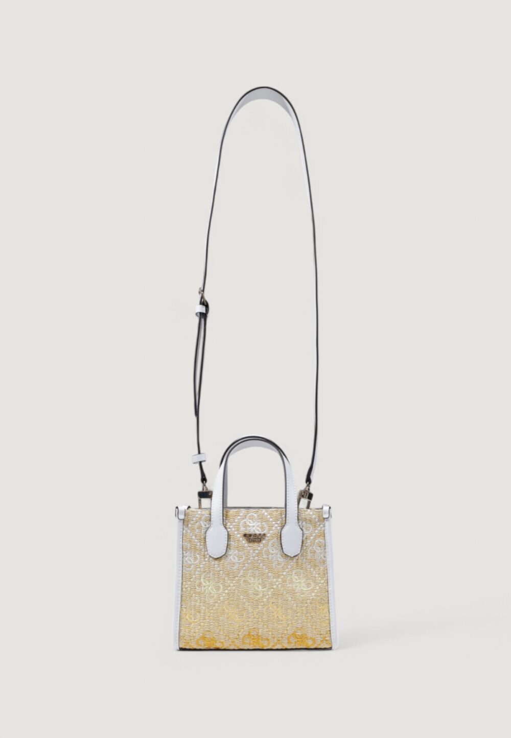 Borsa Guess SILVANA MINI 2 COMP TOTE Bianco - Foto 1