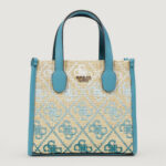 Borsa Guess SILVANA MINI 2 COMP TOTE Turchese - Foto 2