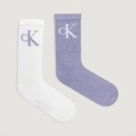 Calzini Calvin Klein Jeans CKJ WOMEN SOCK 2P MONOGRAM Lilla - Foto 1