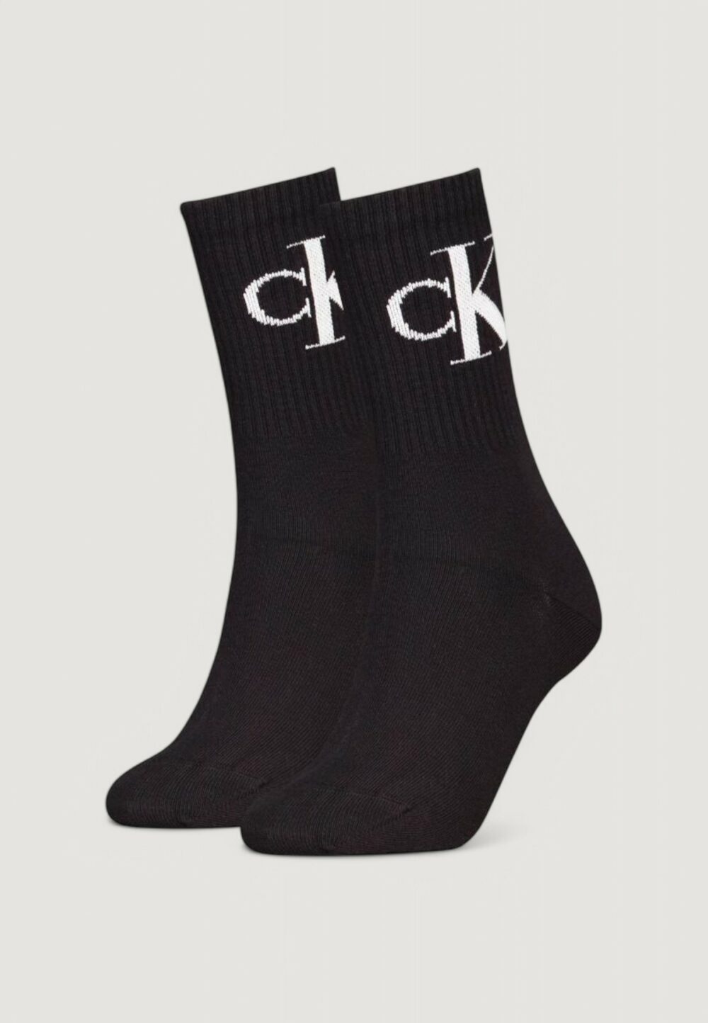 Calzini Calvin Klein Jeans CKJ WOMEN SOCK 2P MONOGRAM Nero - Foto 1