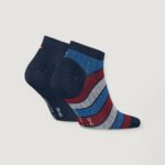 Calzini corti Tommy Hilfiger TH MEN SNEAKER 2P ONE ROW COLORBL Blu - Foto 2