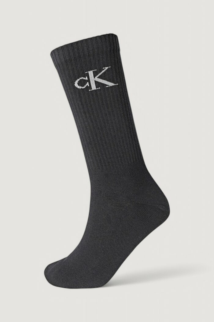 Calzini Lunghi Calvin Klein CKJ MEN SOCK 2P SHADOW RIB LOG Nero