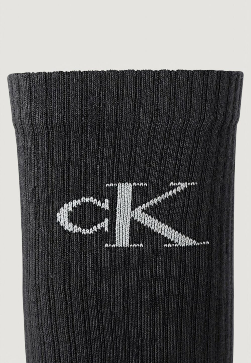 Calzini Lunghi Calvin Klein Jeans CKJ MEN SOCK 2P SHADOW RIB LOG Nero - Foto 4