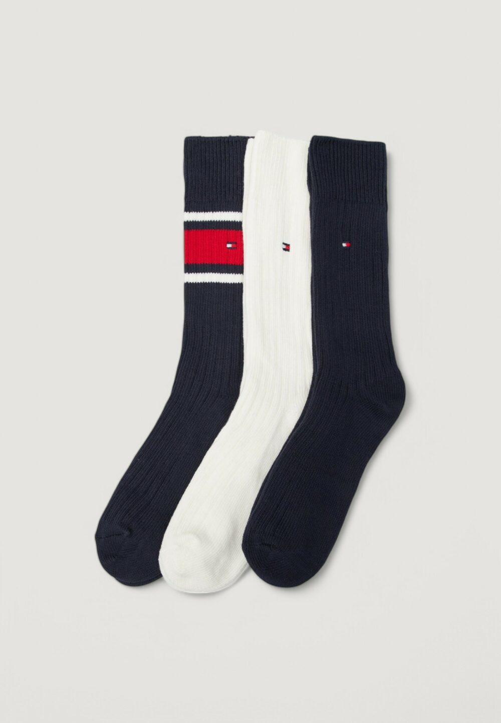 Calzini Lunghi Tommy Hilfiger TH MEN SOCK 3P GIFTBOX BOOTSOCK Blu - Foto 2