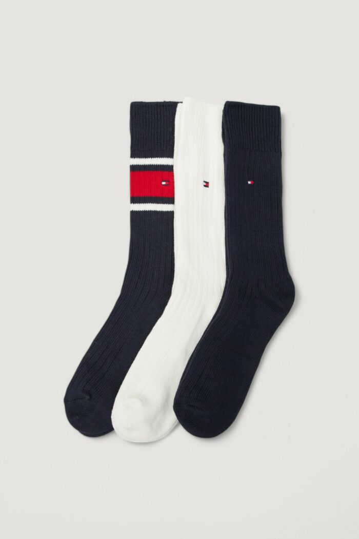 Calzini Lunghi Tommy Hilfiger TH MEN SOCK 3P GIFTBOX BOOTSOCK Blu