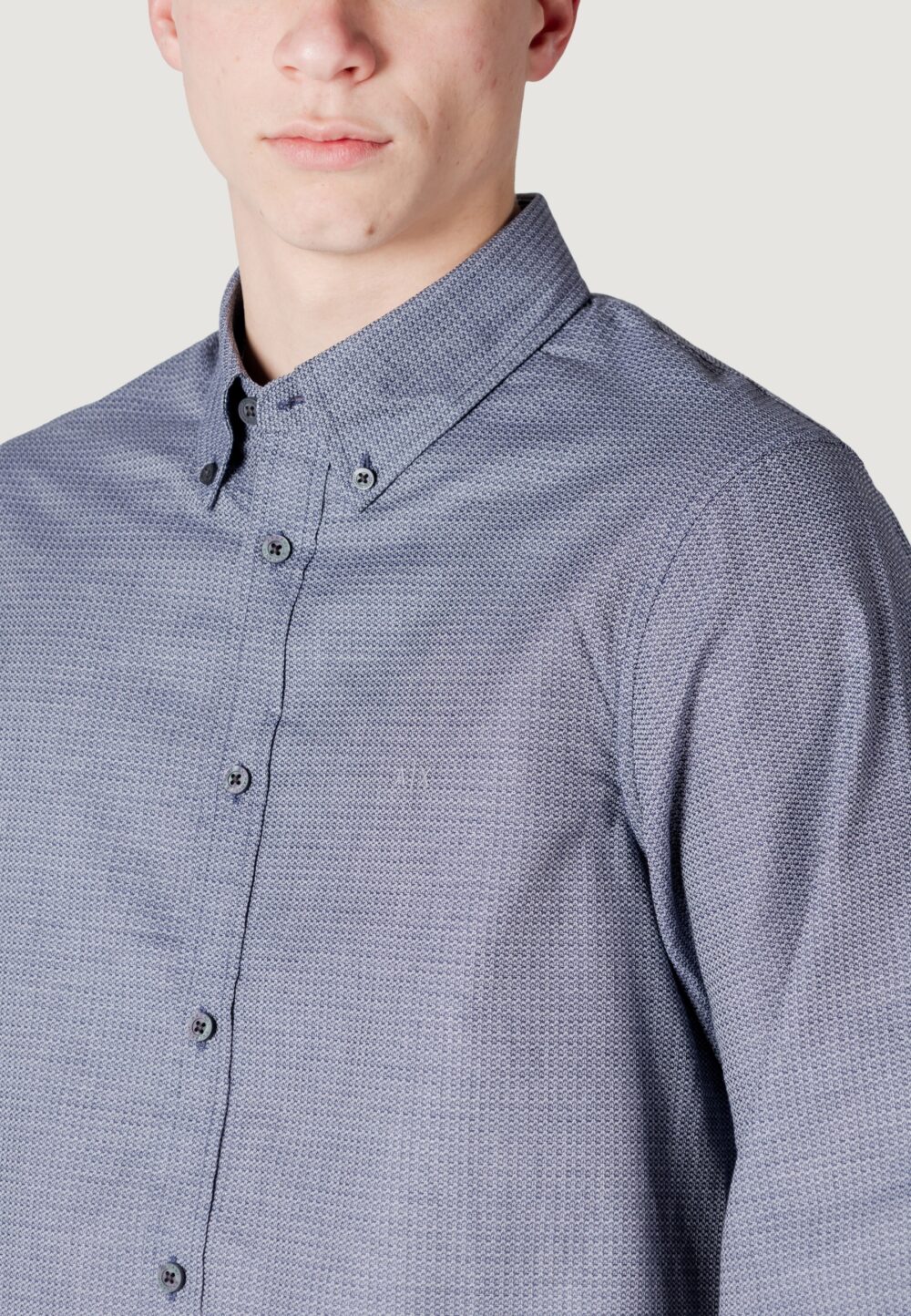 Camicia manica lunga Armani Exchange  Azzurro - Foto 2