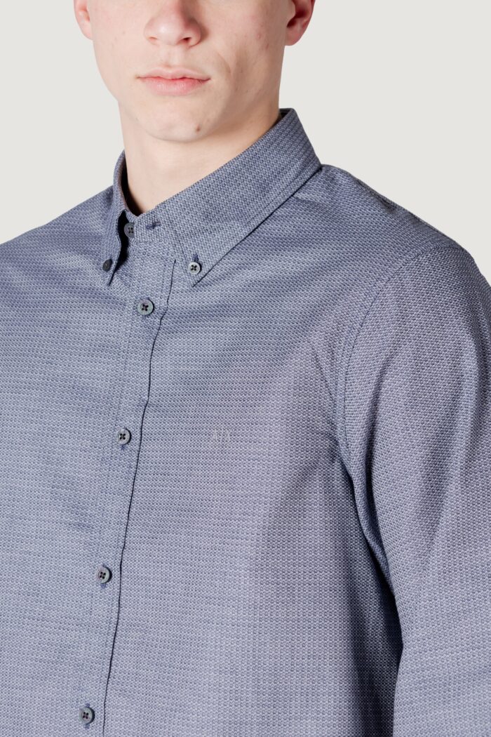 Camicia manica lunga Armani Exchange  Azzurro