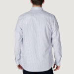 Camicia manica lunga Calvin Klein Jeans OXFORD SHIRT Bianco - Blu - Foto 4