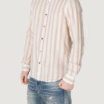 Camicia manica lunga Gianni Lupo  Beige - Foto 4