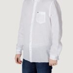 Camicia manica lunga LACOSTE  Bianco - Foto 4