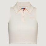 Canotta Tommy Hilfiger Jeans TJW CRP GMD RIB SL Bianco - Foto 5