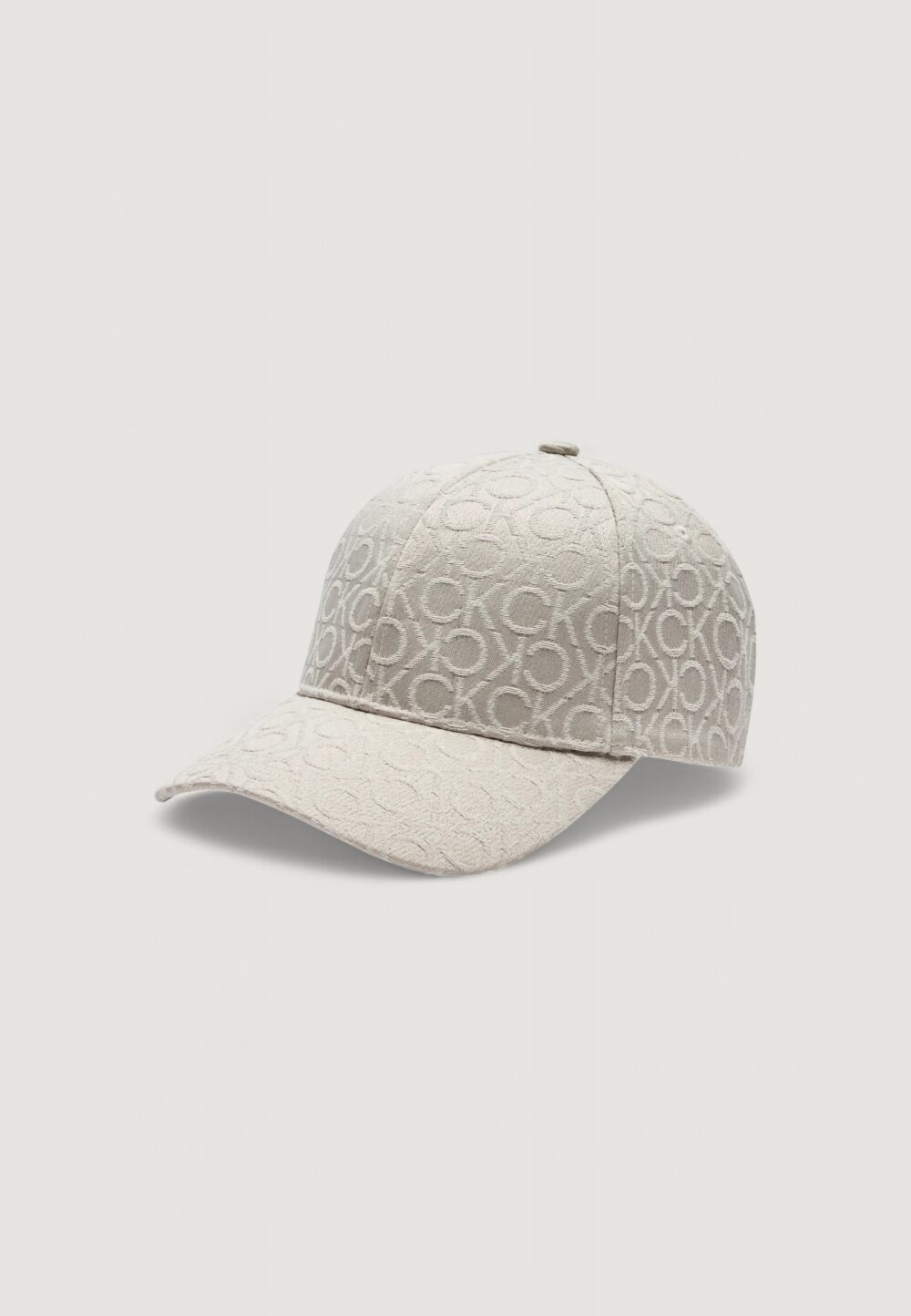 Cappello con visiera Calvin Klein MONOGRAM JACQUARD Grigio Chiaro - Foto 1