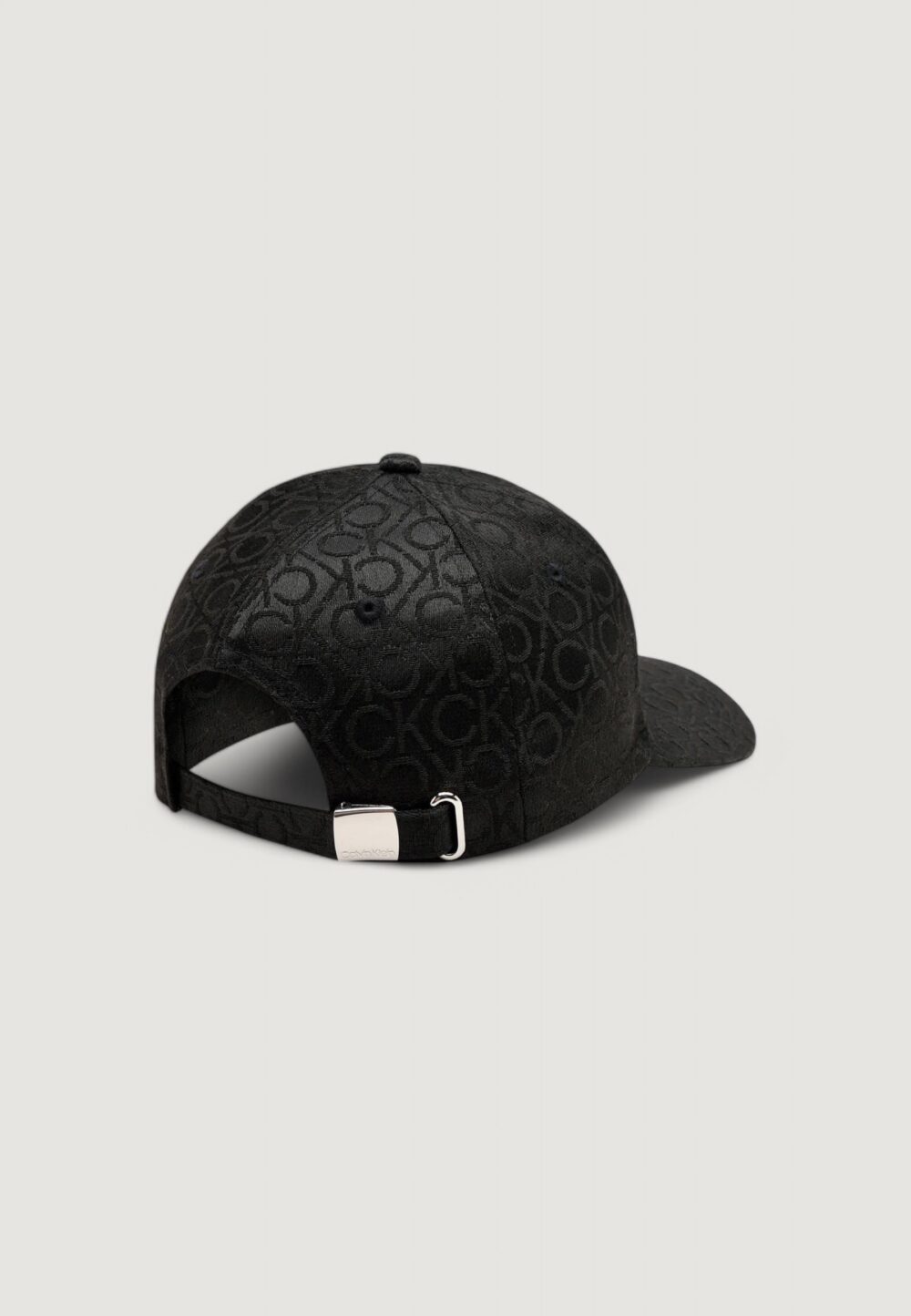 Cappello con visiera Calvin Klein MONOGRAM JACQUARD Nero - Foto 4