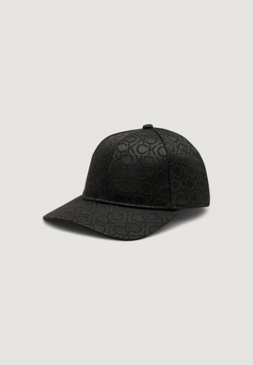 Cappello con visiera Calvin Klein MONOGRAM JACQUARD Nero - Foto 1