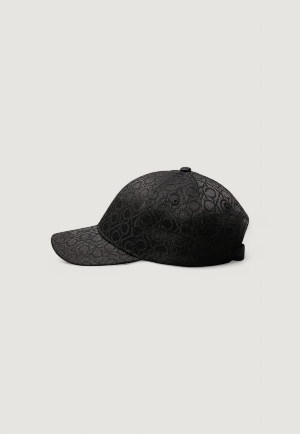 Cappello con visiera Calvin Klein MONOGRAM JACQUARD Nero - Foto 3