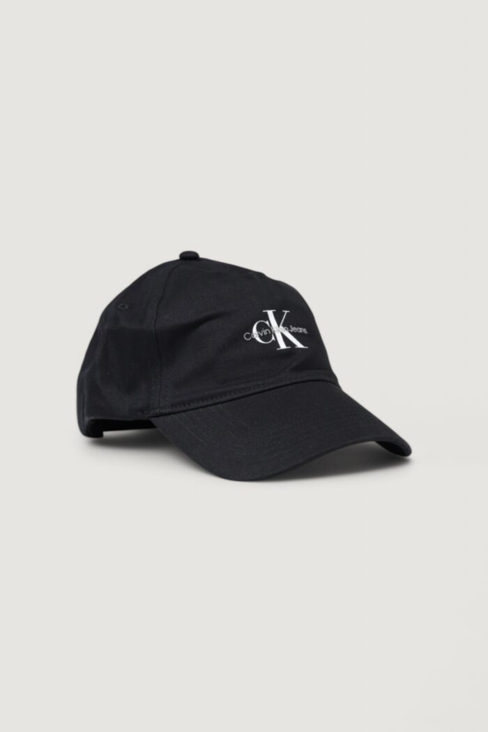 Cappello con visiera Calvin Klein PRINTED MONOLOGO CAP Nero