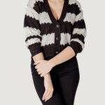 Cardigan Jacqueline de Yong JDYSUN MIA L/S Black-White - Foto 1