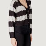 Cardigan Jacqueline de Yong JDYSUN MIA L/S Black-White - Foto 3