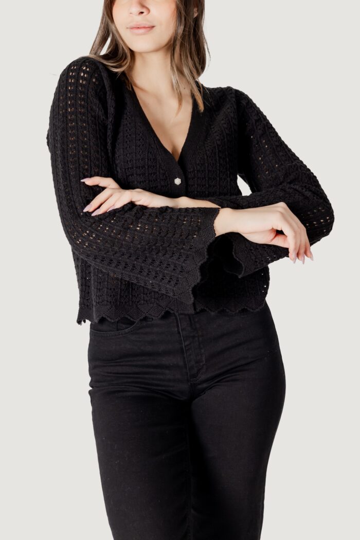 Cardigan Only ONLASA LS STRUCTURE Nero