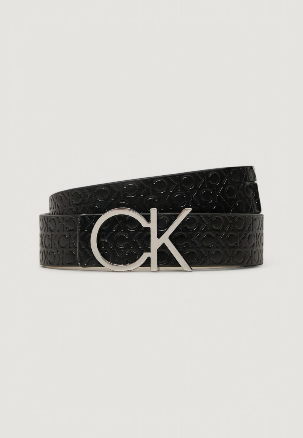 Cinta Calvin Klein CK REVERSIBLE BELT 3.0_MONO Nero - Grigio - Foto 1