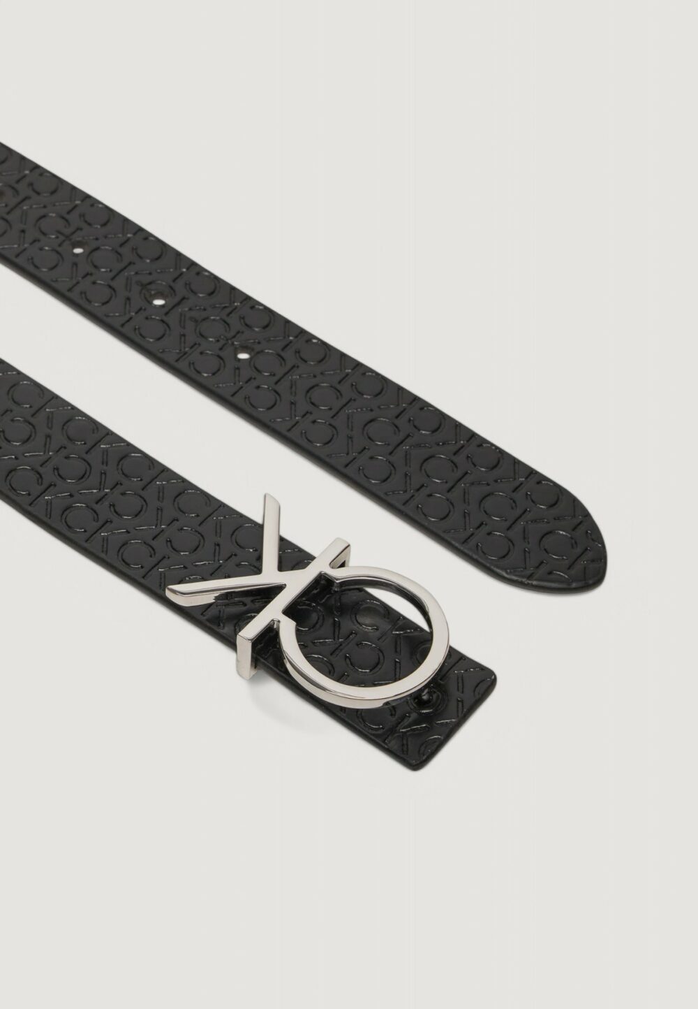 Cinta Calvin Klein CK REVERSIBLE BELT 3.0_MONO Nero - Grigio - Foto 3