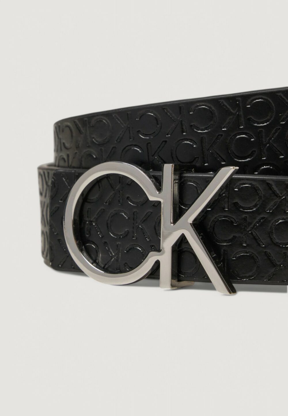 Cinta Calvin Klein CK REVERSIBLE BELT 3.0_MONO Nero - Grigio - Foto 4