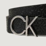 Cinta Calvin Klein CK REVERSIBLE BELT 3.0_MONO Nero - Grigio - Foto 4