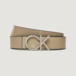 Cinta Calvin Klein CK REVERSIBLE BELT 3.0_MONO Nero - Grigio - Foto 2