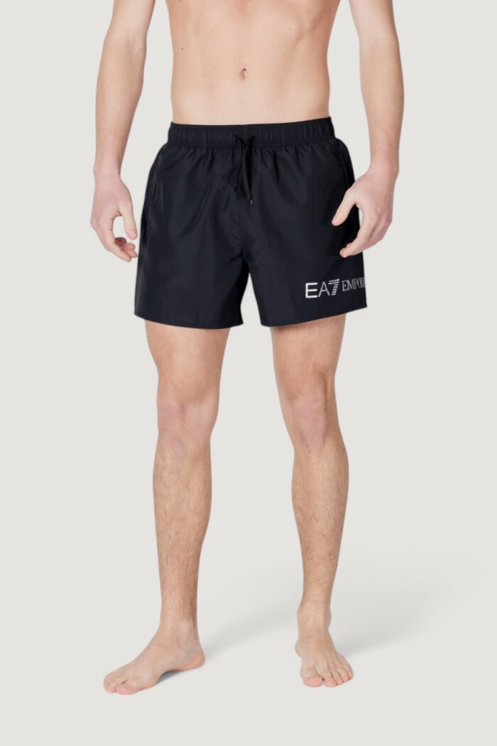 Costume boxer Ea7  Black Silver