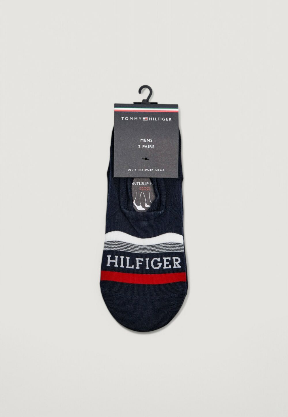 Fantasmini Tommy Hilfiger TH MEN FOOTIE 2P HILFIGER TAB Blue scuro - Foto 1