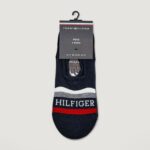 Fantasmini Tommy Hilfiger TH MEN FOOTIE 2P HILFIGER TAB Blue scuro - Foto 1