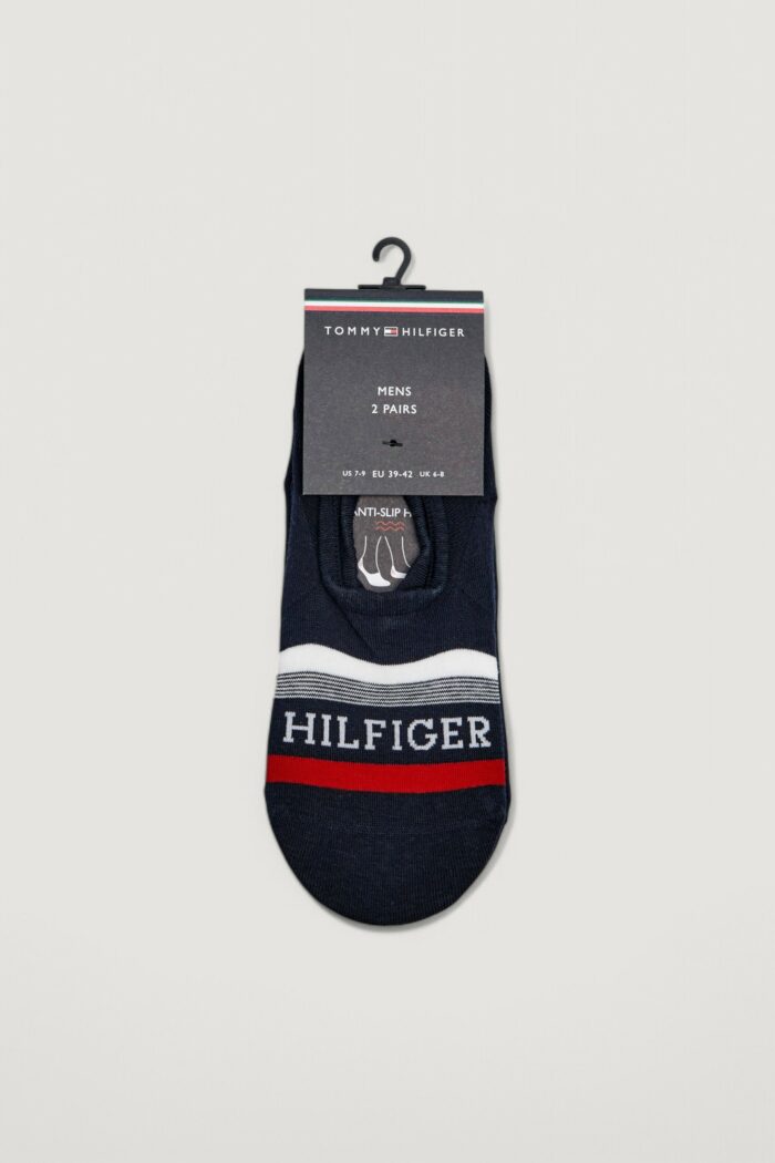 Fantasmini Tommy Hilfiger TH MEN FOOTIE 2P HILFIGER TAB Blue scuro