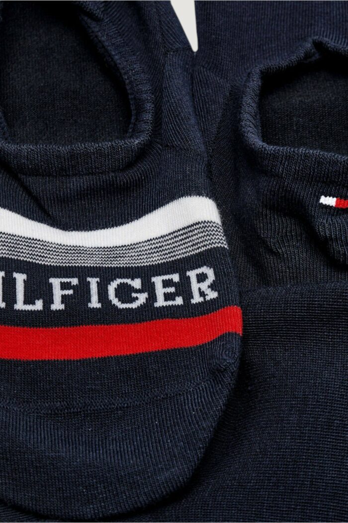 Fantasmini Tommy Hilfiger TH MEN FOOTIE 2P HILFIGER TAB Blue scuro