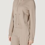 Felpa senza cappuccio Street One Zip_Jacket_loose fit_ Set Beige - Foto 2